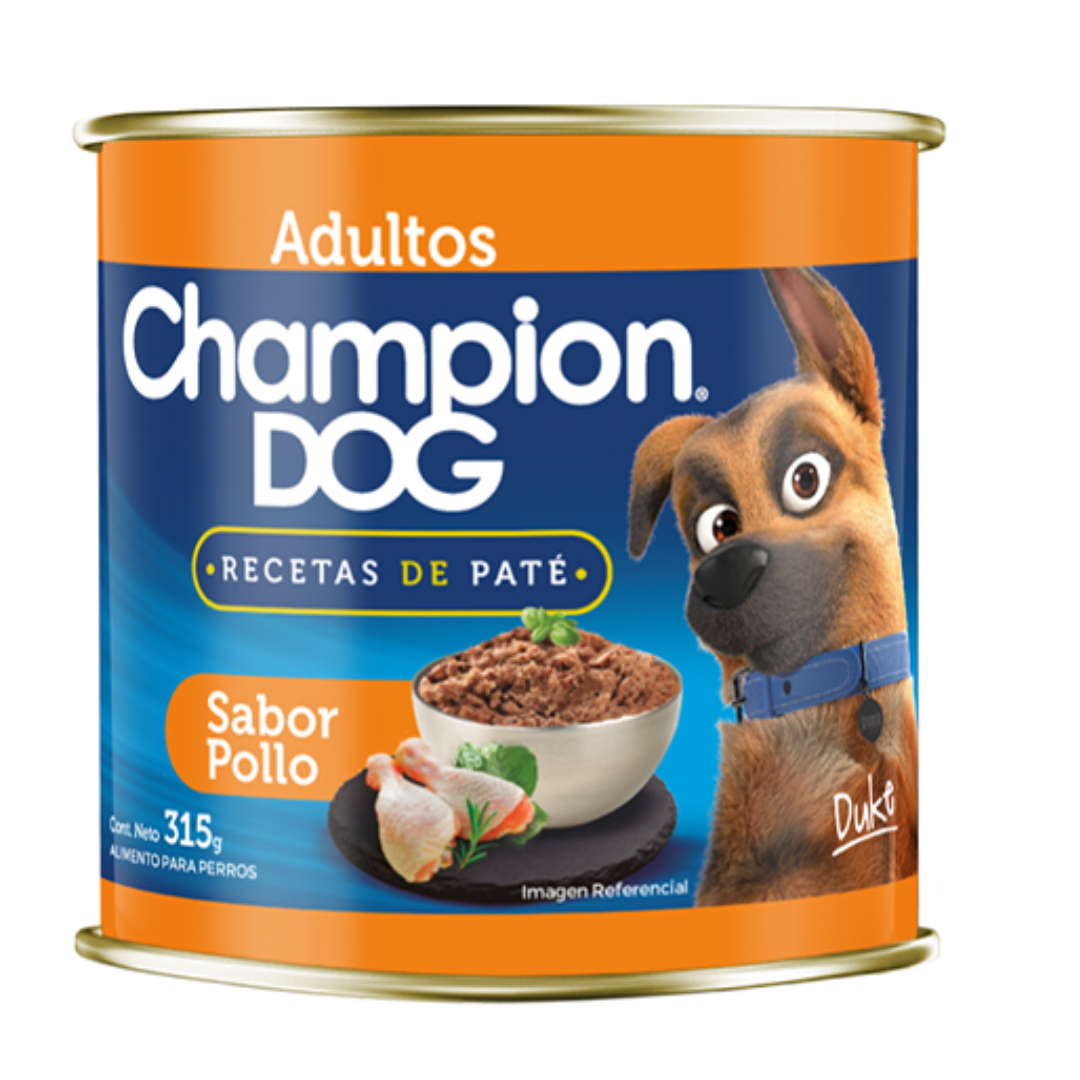 Lata Champion Dog Pollo X24 Unidades