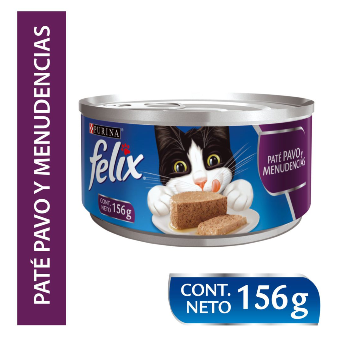 Lata Felix Pavo Menudencias X24 Unidades