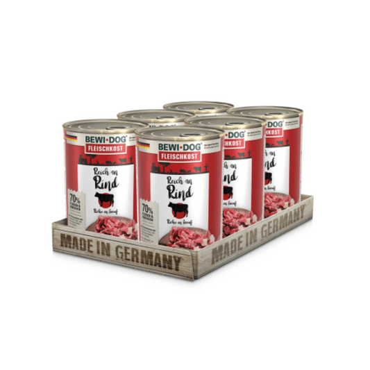 Caja Lata BewiDog Rico en Res X6 Unidades