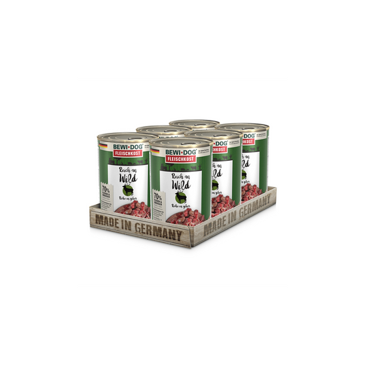 Caja Lata BewiDog Rico en Venado X6 Unidades