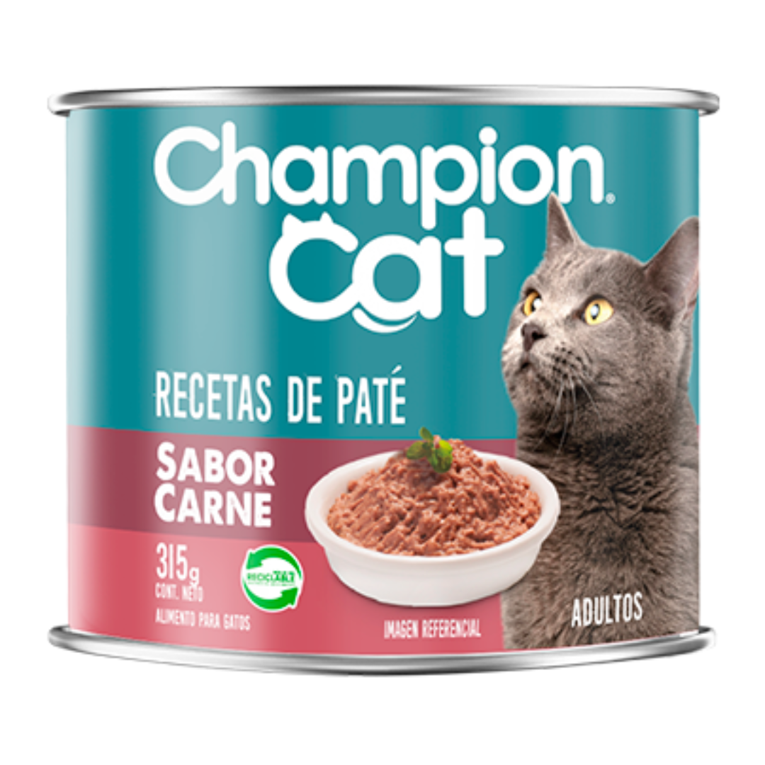 Lata Champion Cat Carne x24 Unidades