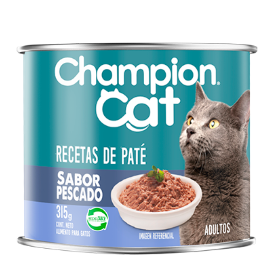 Lata Champion Cat Pescado X24 Unidades
