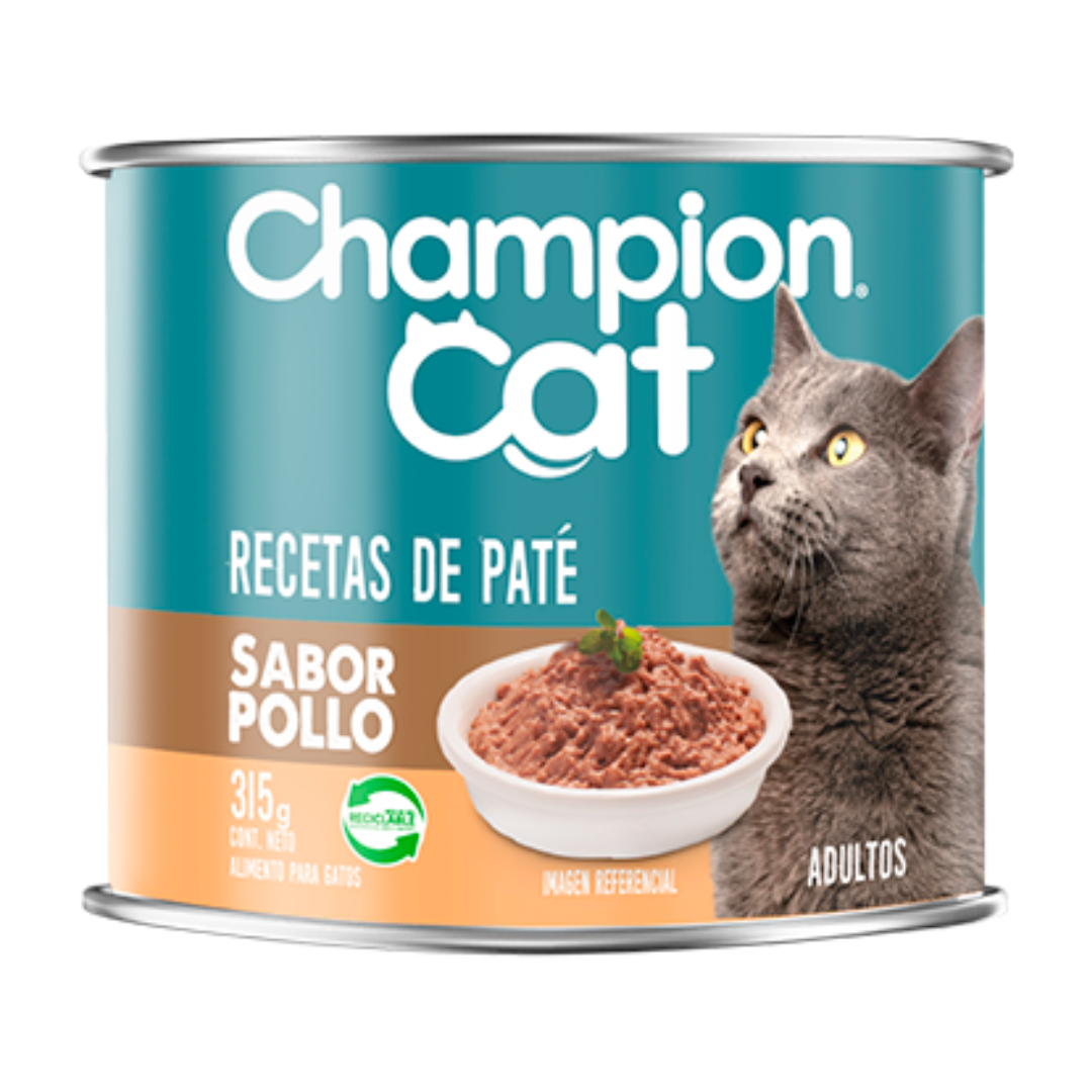 Lata Champion Cat Pollo x24 Unidades