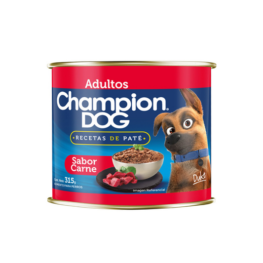 Lata Champion Dog Paté Carne X24 Unidades