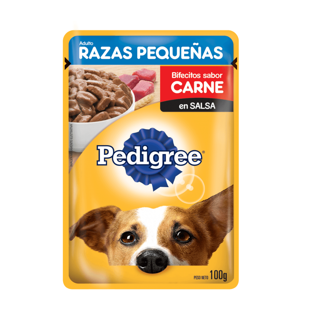 Caja Sachet Pedigree Carne Razas Pequeñas  (12 unidades)