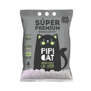 Arena Sanitaria Pipicat Carbón Activado 4Kg Lavanda