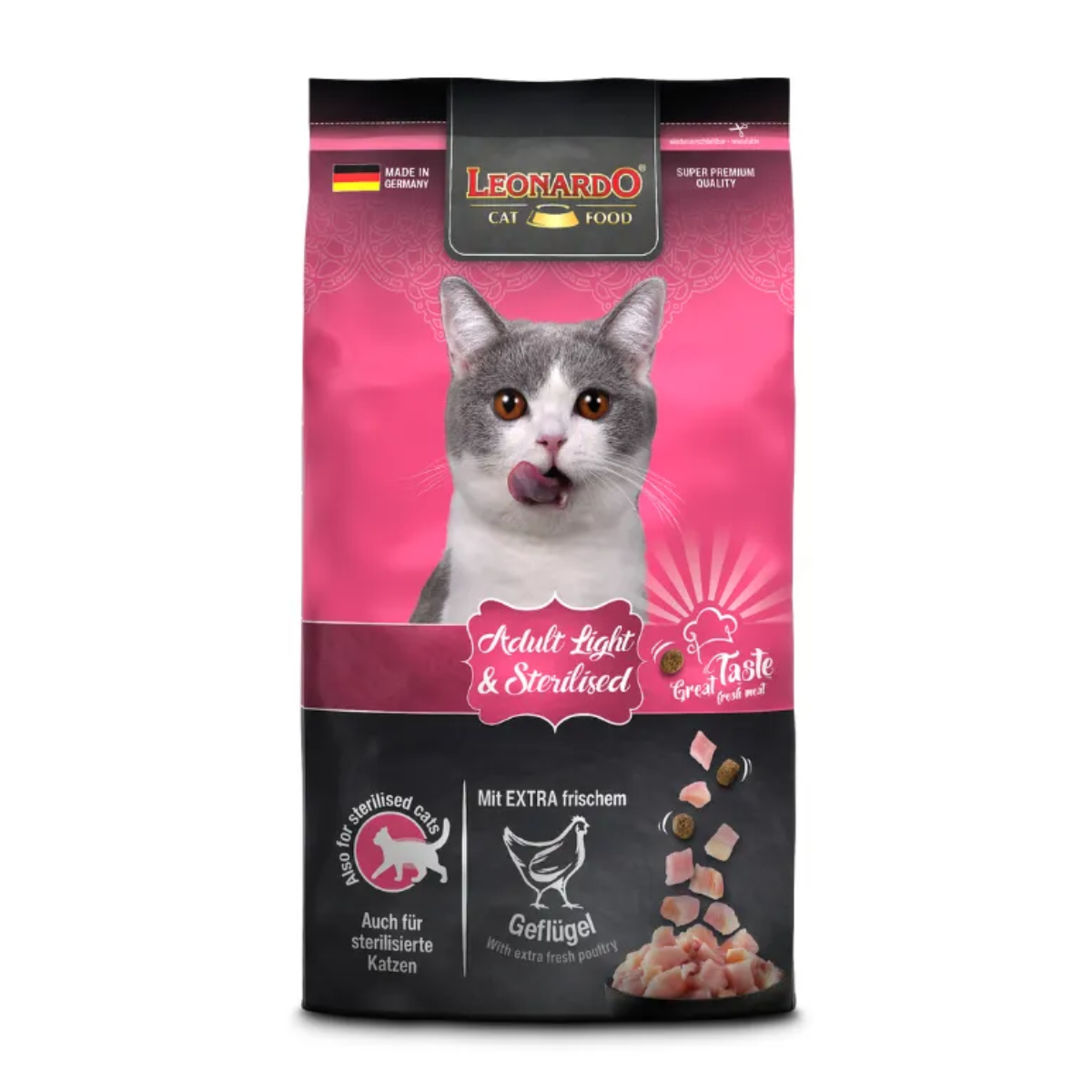Leonardo Gato Esterilizado (Ligth) 1,8kg